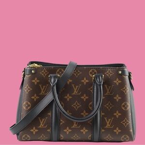 Louis Vuitton Monogram Soufflot BB Black